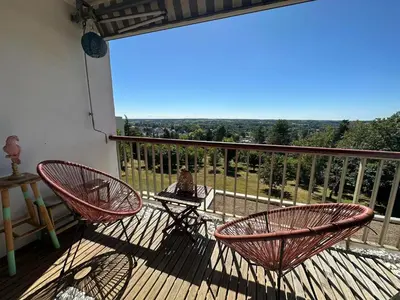 Balcon ou terrasse dans l'établissement Studio idéal pour Beauval