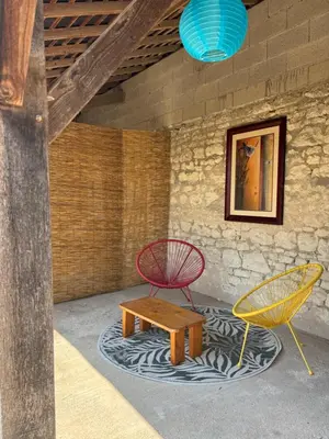 Terrasse ou espace extérieur de l'établissement Le petit clos