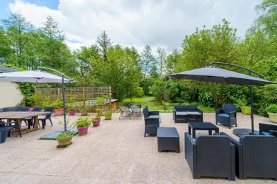 Jardin de l'établissement Grande maison 11 pers piscine & Châteaux Loire