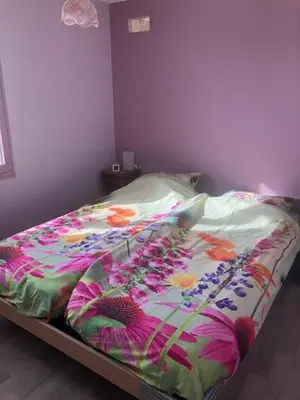 Un ou plusieurs lits dans un hébergement de l'établissement Maison à la ferme Grenetemy