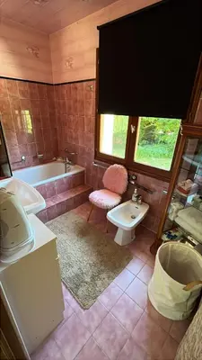 Salle de bains dans l'établissement Chez ISA, Havre de Paix Bucolique a proximité de St Aignan et du Parc de Beauval 5km