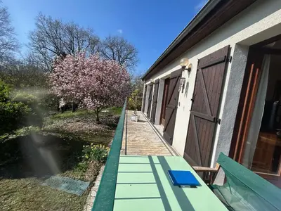 Jardin de l'établissement Chez ISA, Havre de Paix Bucolique a proximité de St Aignan et du Parc de Beauval 5km