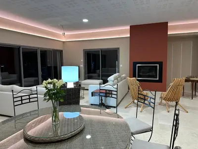 Coin salon dans l'établissement La maison d'Armelle