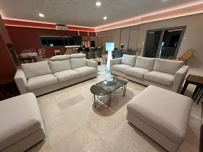 Coin salon dans l'établissement La maison d'Armelle