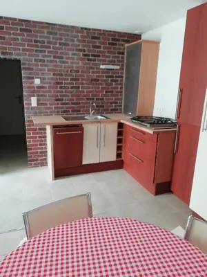 Cuisine ou kitchenette dans l'établissement numéro 2 le gîte