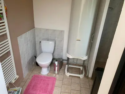 Salle de bains dans l'établissement une chambre à la campagne