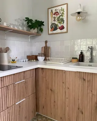Cuisine ou kitchenette dans l'établissement Le Gite du Clos des Levées