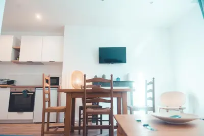 Cuisine ou kitchenette dans l'établissement Le Friendly - Convivial & Chill