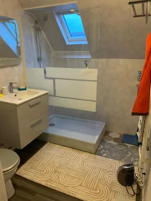 Salle de bains dans l'établissement Chambre en maison chez l habitant