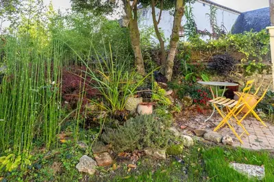 Jardin de l'établissement La Belle France - Maison, Parking, à 200m du Cher