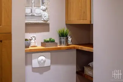 Cuisine ou kitchenette dans l'établissement Appartement familial 2 chambres, 2 salles de bains