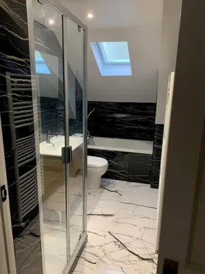 Salle de bains dans l'établissement Appartement #4 cœur de ville