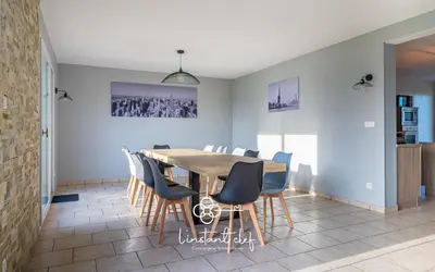 Plan de l'établissement Cœur de Sarthe - Maison 20pers - Balnéo - BBQ