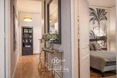 Un ou plusieurs lits dans un hébergement de l'établissement Votre cocon 5 étoiles en plein centre du Mans