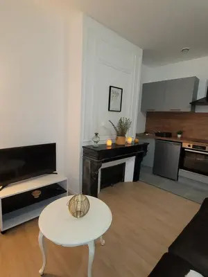 Cuisine ou kitchenette dans l'établissement Au fil de la Loire