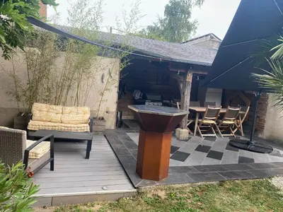 Terrasse ou espace extérieur de l'établissement Chambre aux portes de Chambord