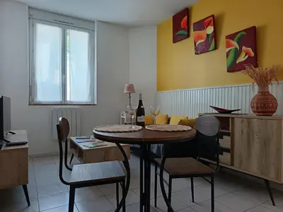 Coin salon dans l'établissement T2 au cœur des châteaux