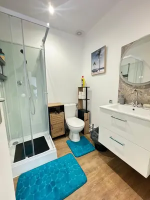 Salle de bains dans l'établissement Escale 2