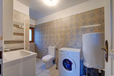 Salle de bains dans l'établissement Le Refuge d'Azay