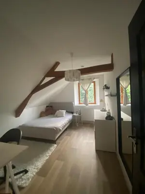 Un ou plusieurs lits dans un hébergement de l'établissement Maison proche circuit le Mans