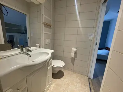 Salle de bains dans l'établissement Studio au calme rénové 2023 avec garage