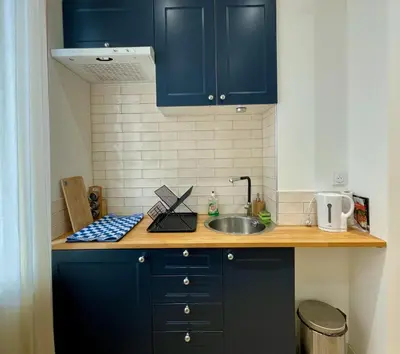 Cuisine ou kitchenette dans l'établissement Studio Cosy, 2 pas Gare de Tours
