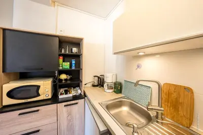 Cuisine ou kitchenette dans l'établissement 
