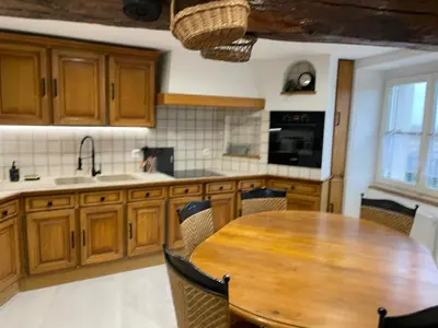 Cuisine ou kitchenette dans l'établissement La Cristalline