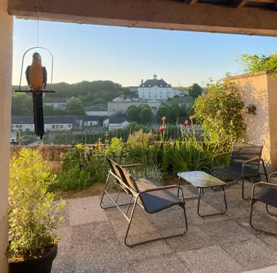 Balcon ou terrasse dans l'établissement La Cristalline