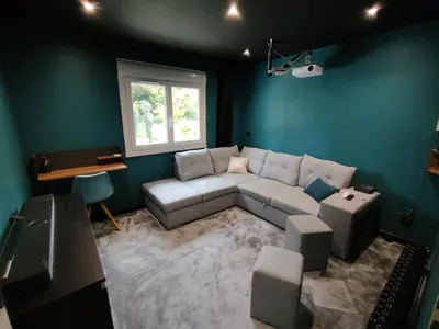 Coin salon dans l'établissement Maison 3 chambres Le Mans