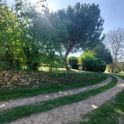 Jardin de l'établissement Maison au calme avec jardin exotique pour 7 personnes