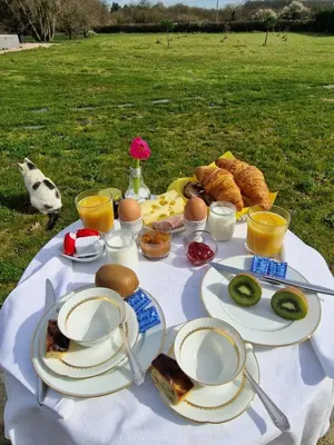 Nourriture dans la maison d'hôtes ou à proximité