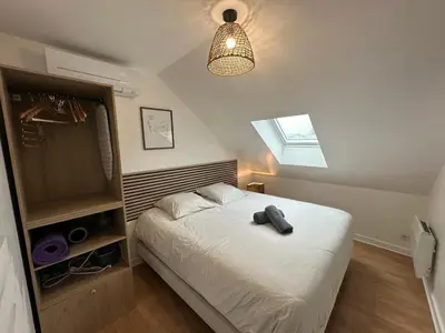 Un ou plusieurs lits dans un hébergement de l'établissement Appart T3 confort 4-6 pers - CLIM-Hypercentre
