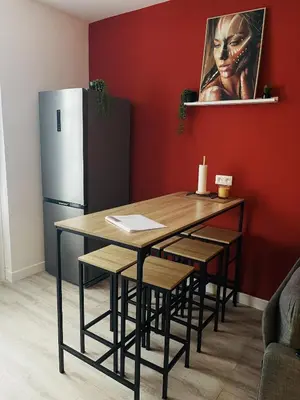 Cuisine ou kitchenette dans l'établissement Au Logis Briand