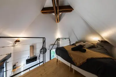 Un ou plusieurs lits dans un hébergement de l'établissement L'armurerie proche Islette et Azay le Rideau