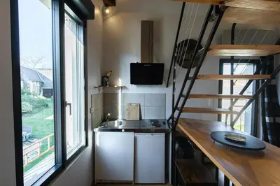 Cuisine ou kitchenette dans l'établissement L'armurerie proche Islette et Azay le Rideau