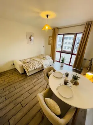 Un ou plusieurs lits dans un hébergement de l'établissement Le Studio de Théa - Private Parking - 2 Guests