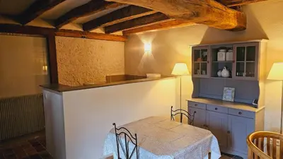 Cuisine ou kitchenette dans l'établissement L'Olivier - Charm and elegance Loire Valley