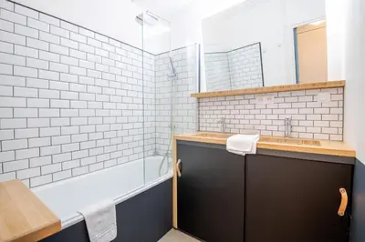 Salle de bains dans l'établissement Le 54 - Tours