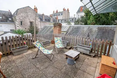 Balcon ou terrasse dans l'établissement Le 54 - Tours