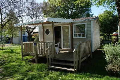 Jardin de l'établissement Camping L'Île d'Offard