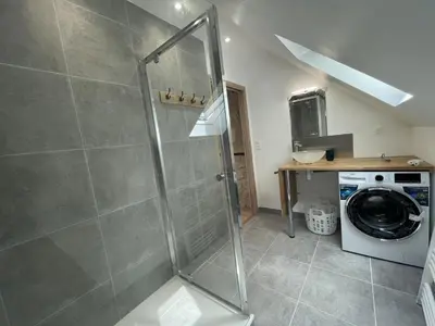 Cuisine ou kitchenette dans l'établissement Gîte de charme aux portes d'Amboise avec grand jardin et Wi-Fi - FR-1-381-604