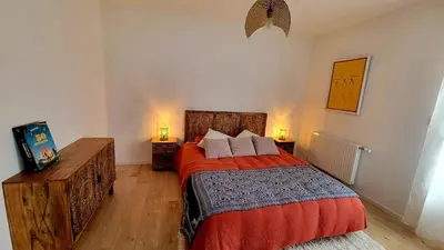 Un ou plusieurs lits dans un hébergement de l'établissement Villa Croisette