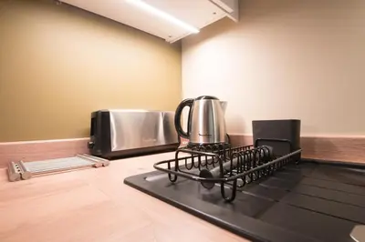 Cuisine ou kitchenette dans l'établissement le petit logis