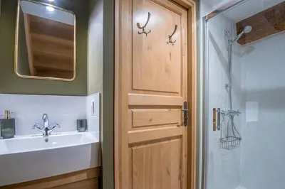 Salle de bains dans l'établissement le petit logis