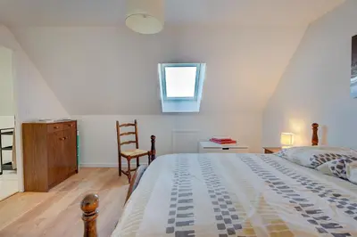 Un ou plusieurs lits dans un hébergement de l'établissement La Maison à Côté - 6 couchages