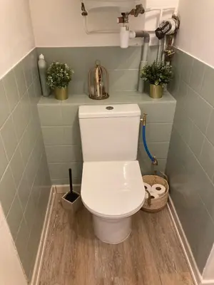 Salle de bains dans l'établissement Studio Le nid charmant