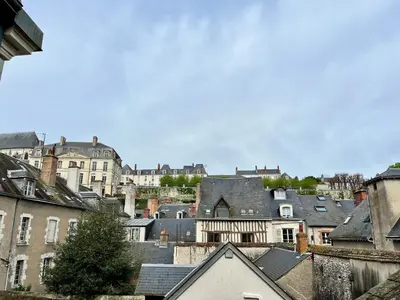 Vue générale sur Blois ou vue de la ville depuis l'appartement