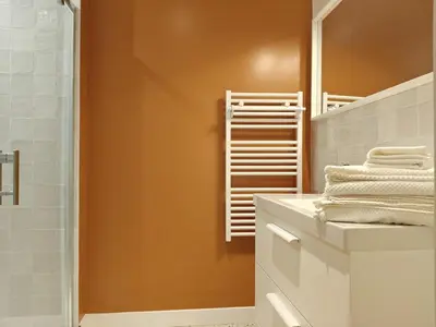 Salle de bains dans l'établissement Grand appart 2 chambres - Hyper centre - Calme