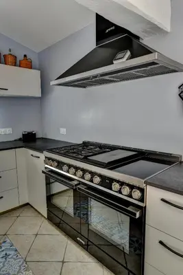 Cuisine ou kitchenette dans l'établissement Manoir de Rousse 320 m2 en campagne Piscine Wifi Jardins